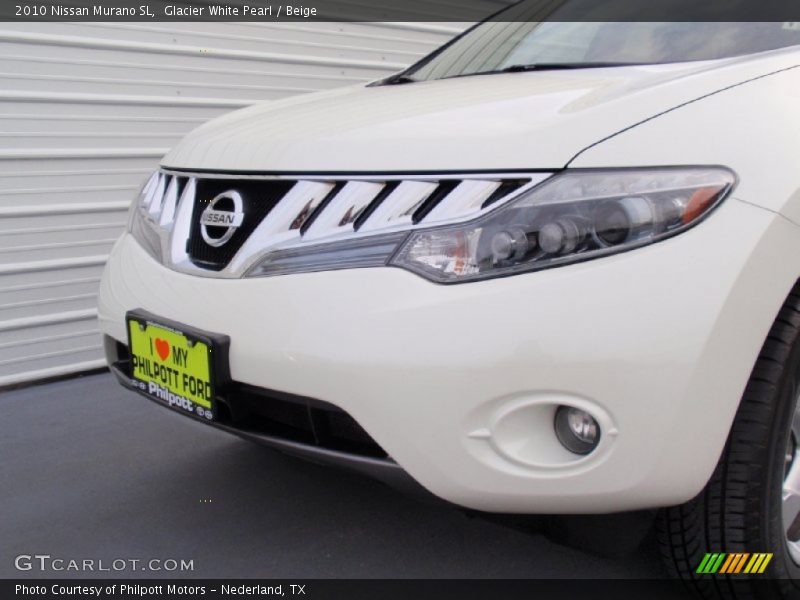 Glacier White Pearl / Beige 2010 Nissan Murano SL