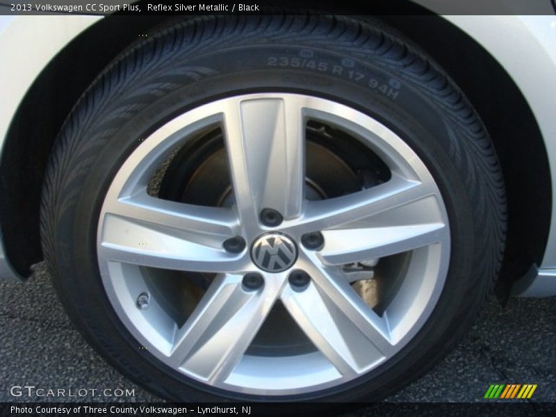 Reflex Silver Metallic / Black 2013 Volkswagen CC Sport Plus