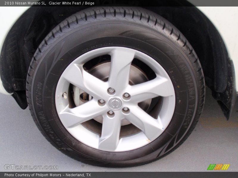 Glacier White Pearl / Beige 2010 Nissan Murano SL