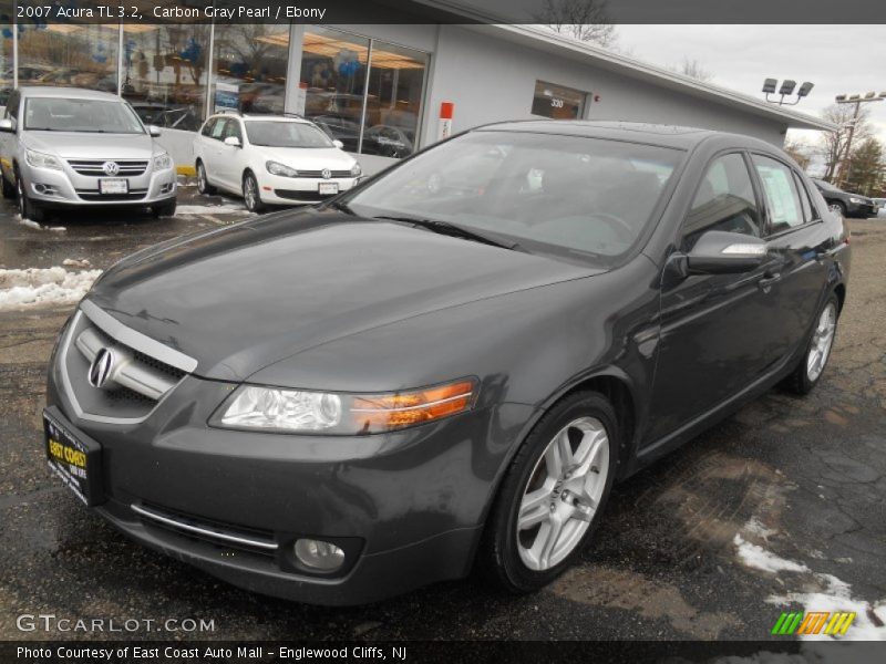 Carbon Gray Pearl / Ebony 2007 Acura TL 3.2