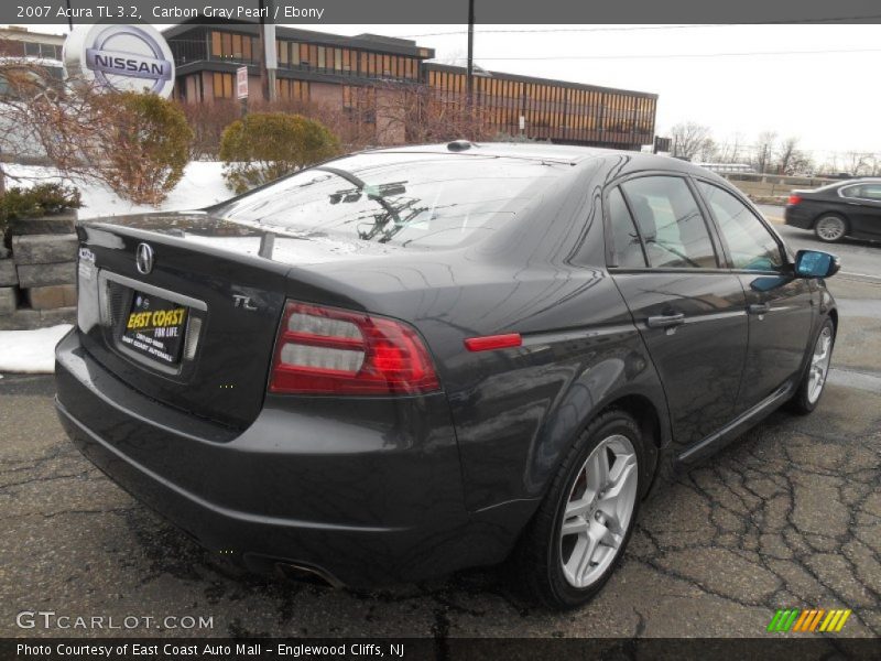 Carbon Gray Pearl / Ebony 2007 Acura TL 3.2