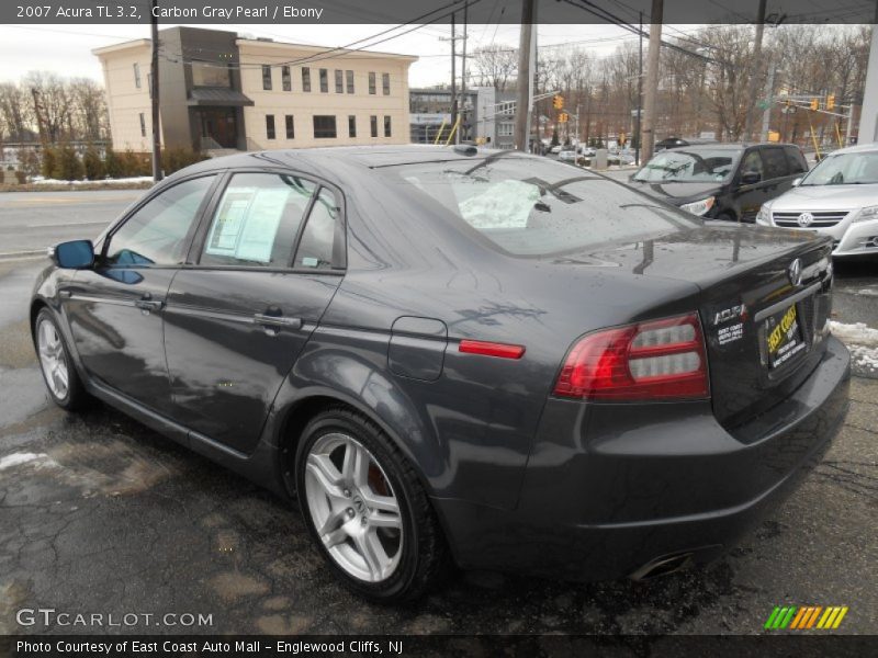 Carbon Gray Pearl / Ebony 2007 Acura TL 3.2