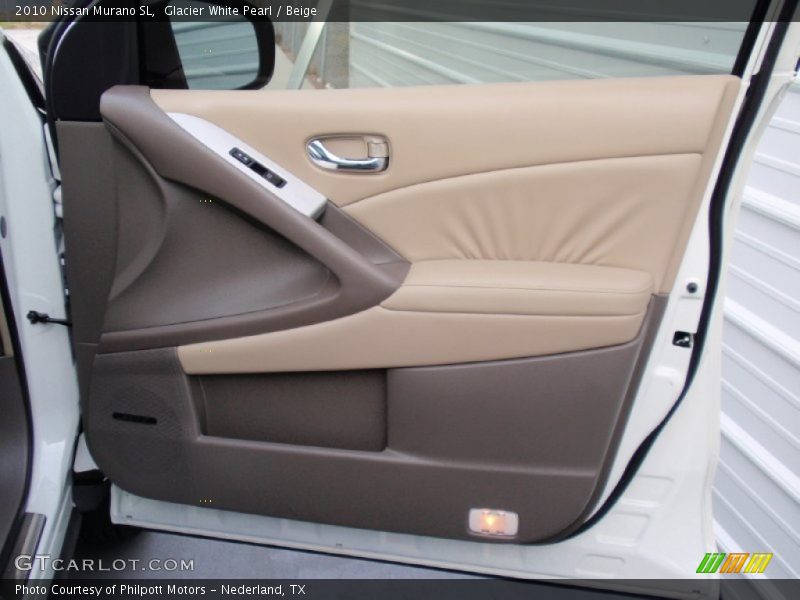 Glacier White Pearl / Beige 2010 Nissan Murano SL