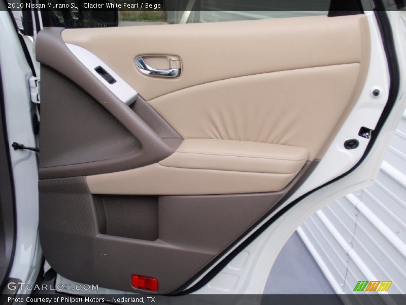 Glacier White Pearl / Beige 2010 Nissan Murano SL