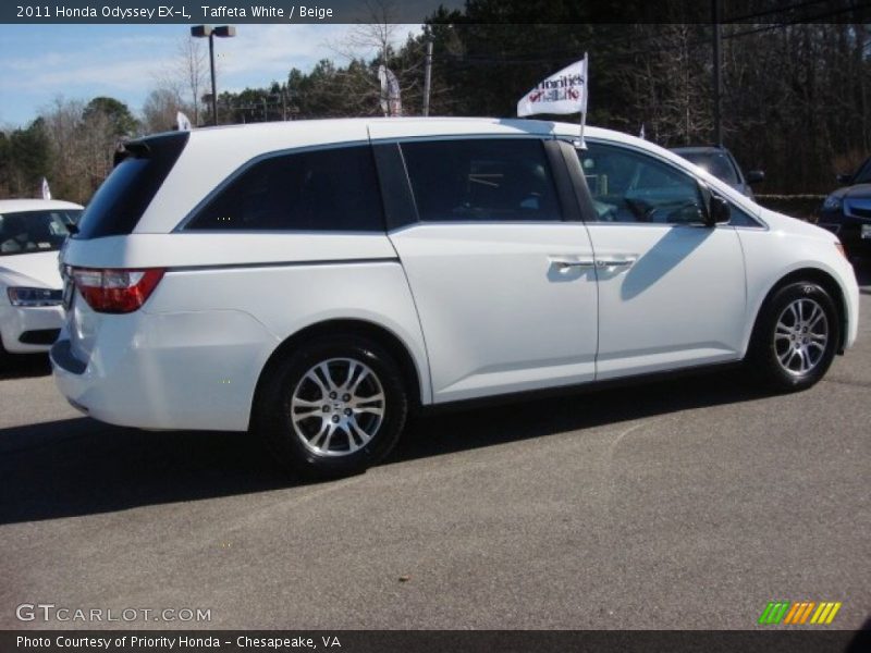Taffeta White / Beige 2011 Honda Odyssey EX-L