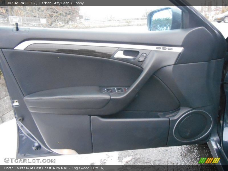 Carbon Gray Pearl / Ebony 2007 Acura TL 3.2
