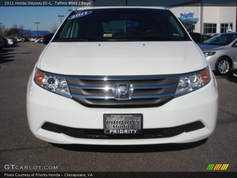 Taffeta White / Beige 2011 Honda Odyssey EX-L