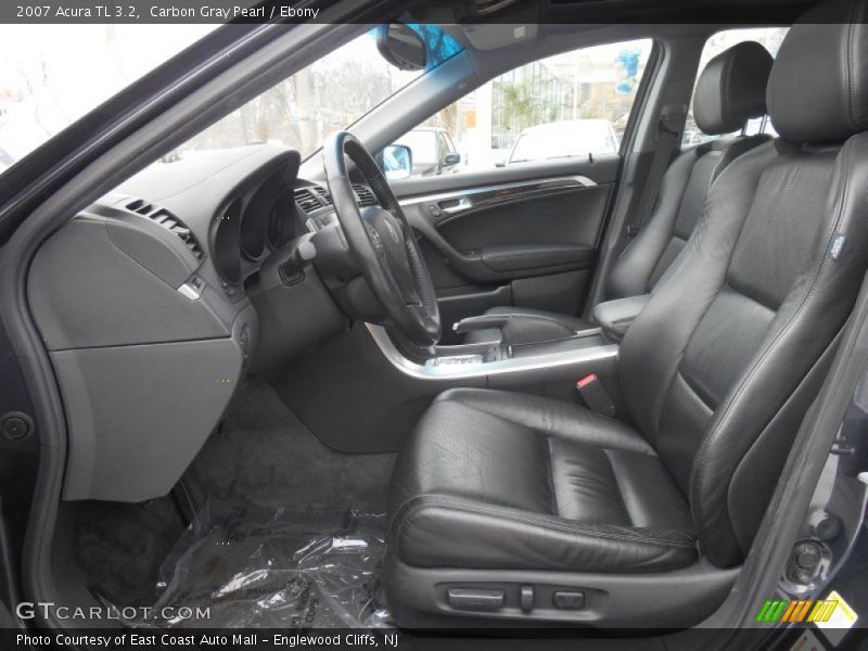 Carbon Gray Pearl / Ebony 2007 Acura TL 3.2