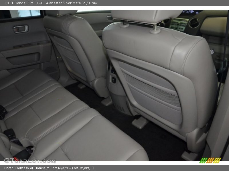 Alabaster Silver Metallic / Gray 2011 Honda Pilot EX-L