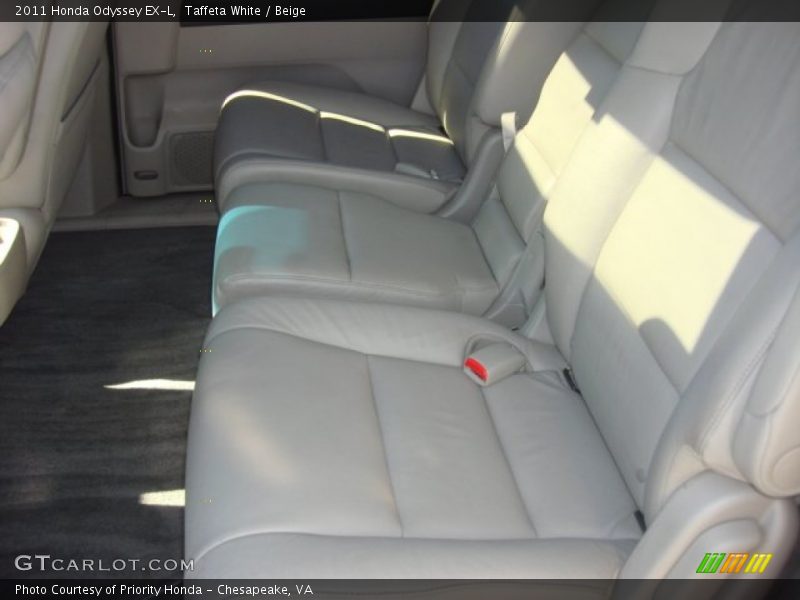 Taffeta White / Beige 2011 Honda Odyssey EX-L
