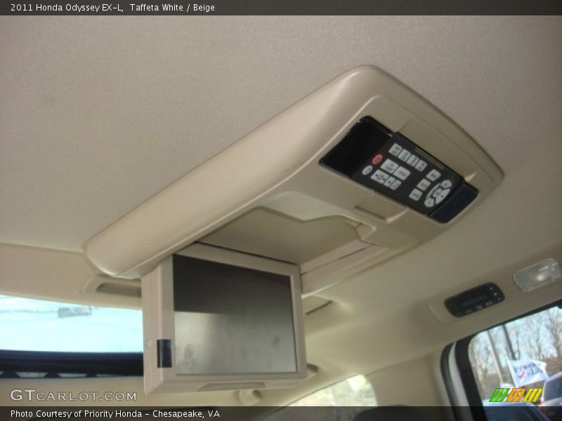 Taffeta White / Beige 2011 Honda Odyssey EX-L