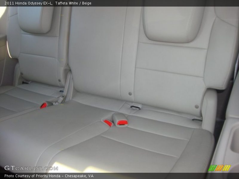 Taffeta White / Beige 2011 Honda Odyssey EX-L