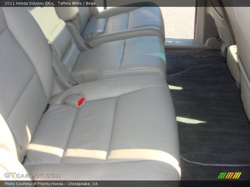 Taffeta White / Beige 2011 Honda Odyssey EX-L