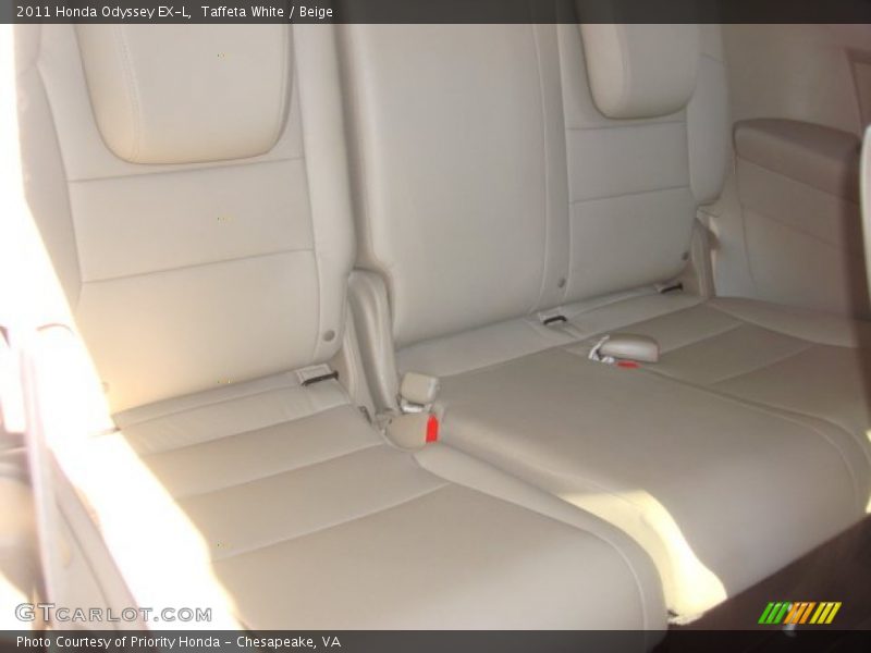 Taffeta White / Beige 2011 Honda Odyssey EX-L