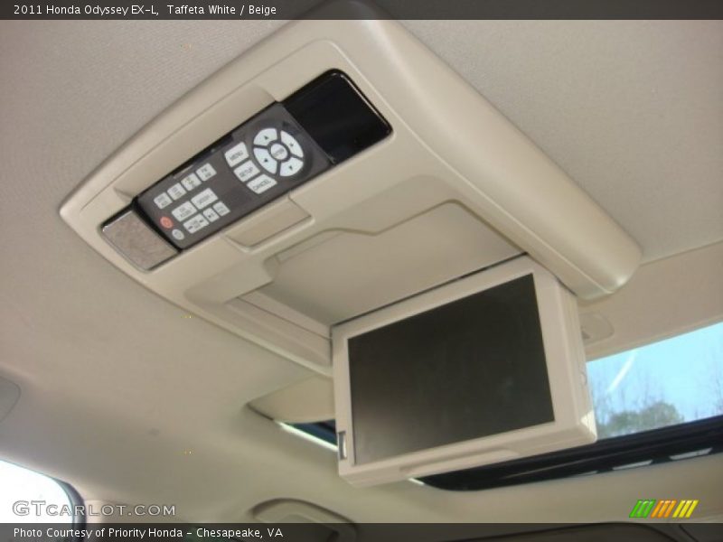 Taffeta White / Beige 2011 Honda Odyssey EX-L