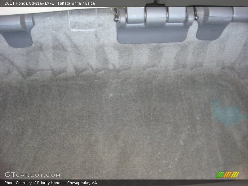 Taffeta White / Beige 2011 Honda Odyssey EX-L