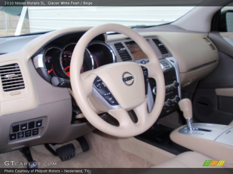 Glacier White Pearl / Beige 2010 Nissan Murano SL