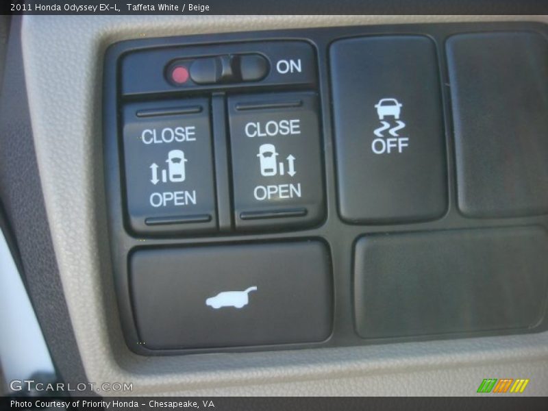 Taffeta White / Beige 2011 Honda Odyssey EX-L
