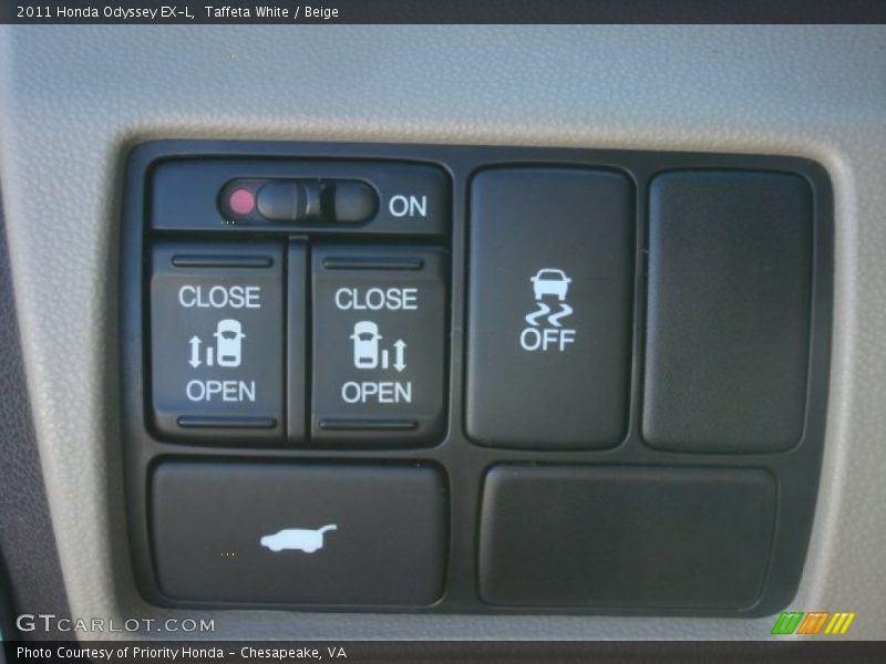 Taffeta White / Beige 2011 Honda Odyssey EX-L