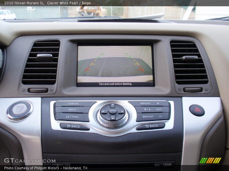 Glacier White Pearl / Beige 2010 Nissan Murano SL