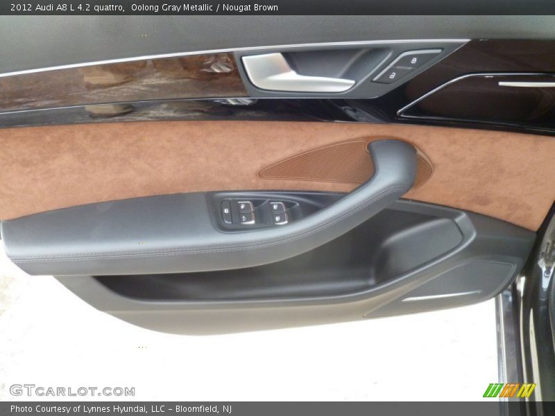 Oolong Gray Metallic / Nougat Brown 2012 Audi A8 L 4.2 quattro