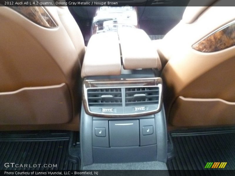 Oolong Gray Metallic / Nougat Brown 2012 Audi A8 L 4.2 quattro