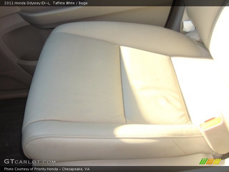 Taffeta White / Beige 2011 Honda Odyssey EX-L