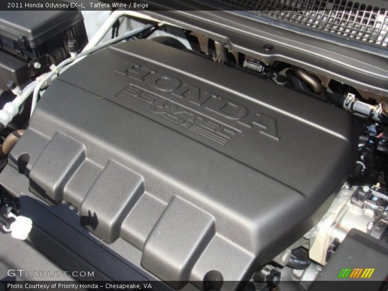 Taffeta White / Beige 2011 Honda Odyssey EX-L