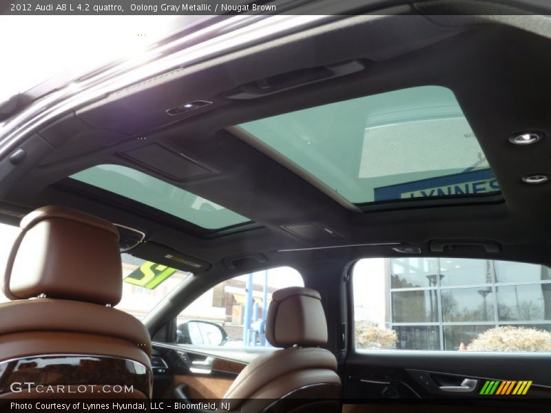 Oolong Gray Metallic / Nougat Brown 2012 Audi A8 L 4.2 quattro