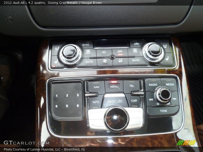 Oolong Gray Metallic / Nougat Brown 2012 Audi A8 L 4.2 quattro