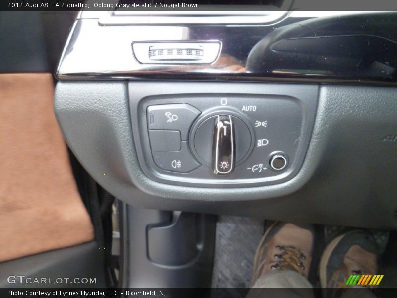 Oolong Gray Metallic / Nougat Brown 2012 Audi A8 L 4.2 quattro