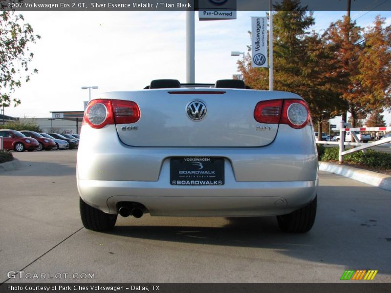 Silver Essence Metallic / Titan Black 2007 Volkswagen Eos 2.0T