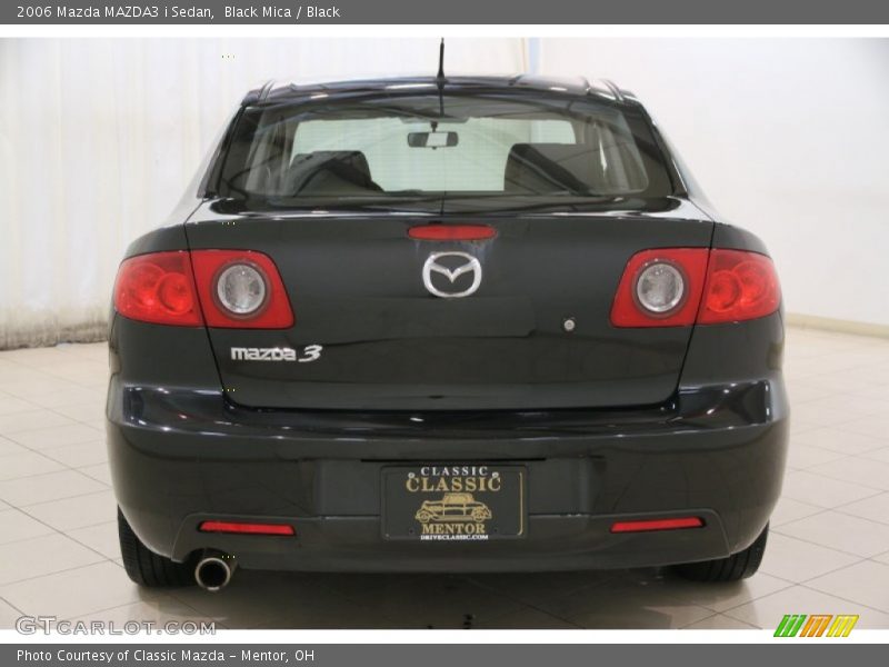 Black Mica / Black 2006 Mazda MAZDA3 i Sedan