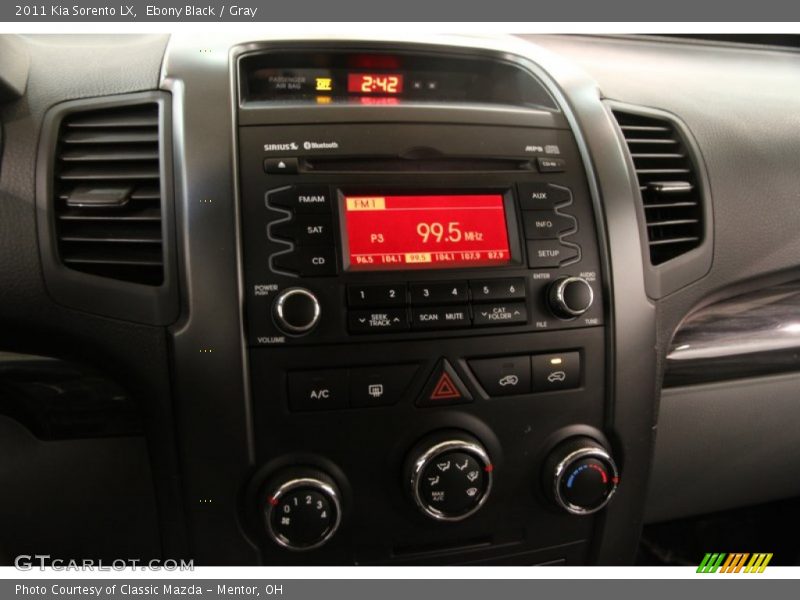 Controls of 2011 Sorento LX