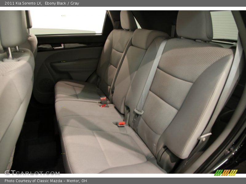 Ebony Black / Gray 2011 Kia Sorento LX