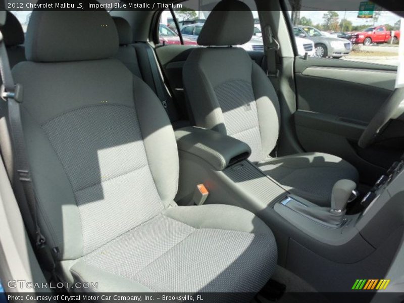 Imperial Blue Metallic / Titanium 2012 Chevrolet Malibu LS