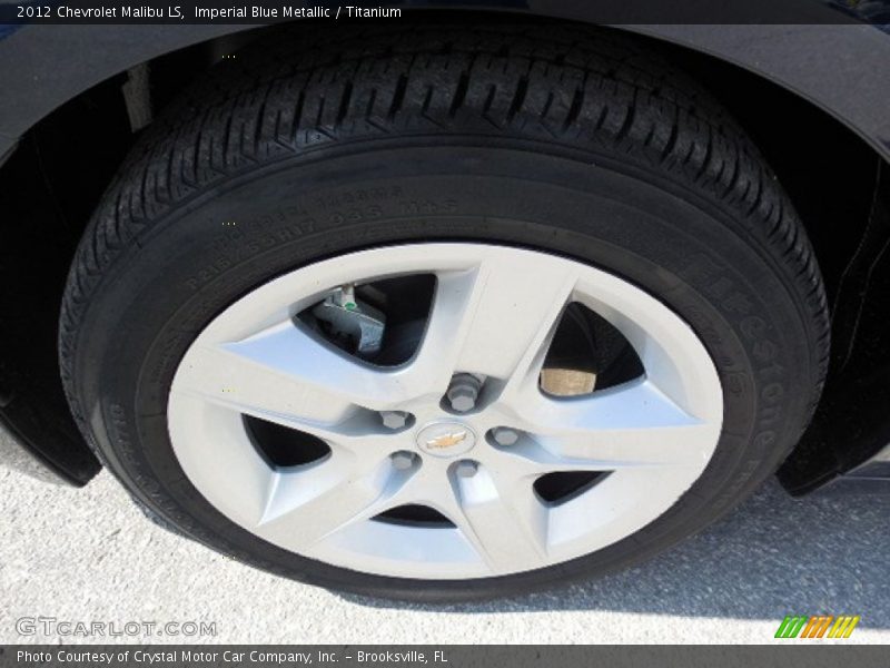 Imperial Blue Metallic / Titanium 2012 Chevrolet Malibu LS