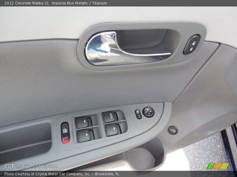 Imperial Blue Metallic / Titanium 2012 Chevrolet Malibu LS