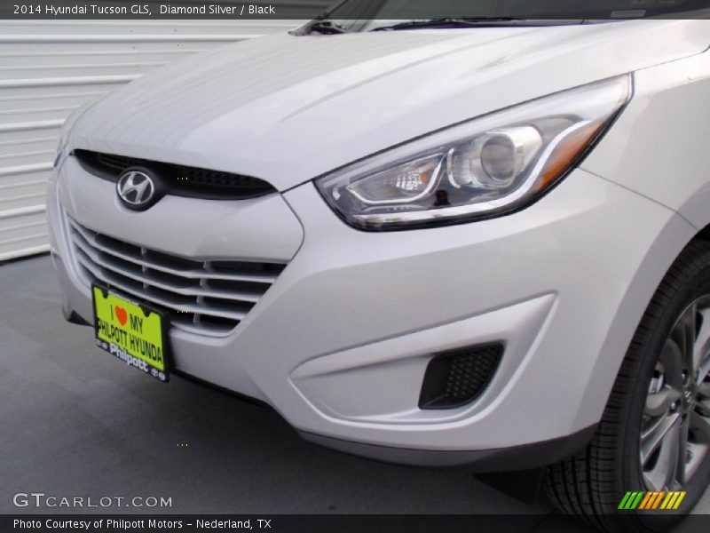 Diamond Silver / Black 2014 Hyundai Tucson GLS