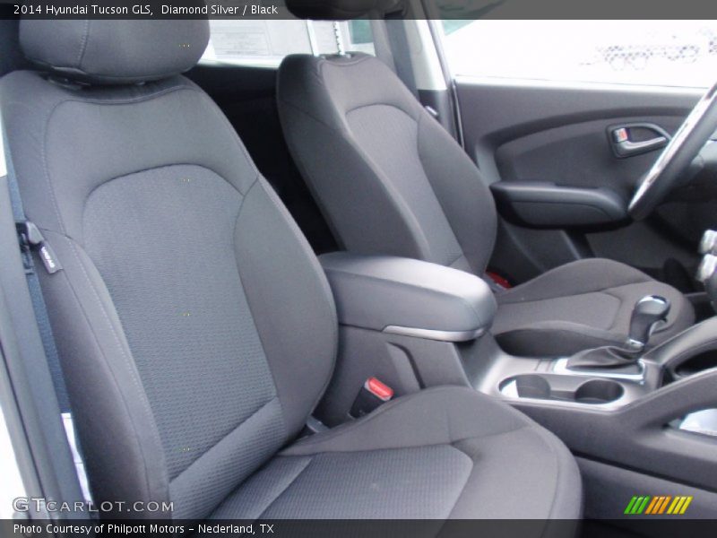 Diamond Silver / Black 2014 Hyundai Tucson GLS