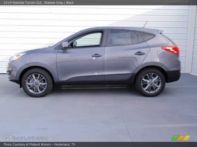 Shadow Gray / Black 2014 Hyundai Tucson GLS