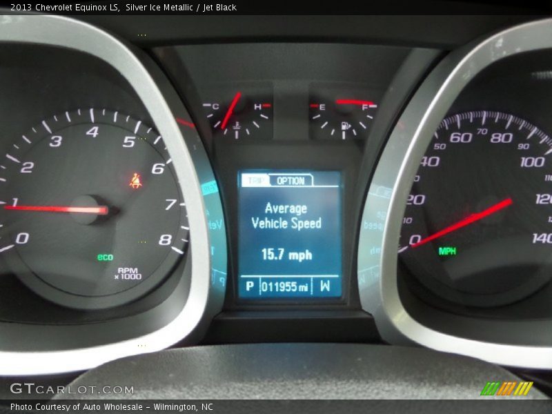 Silver Ice Metallic / Jet Black 2013 Chevrolet Equinox LS