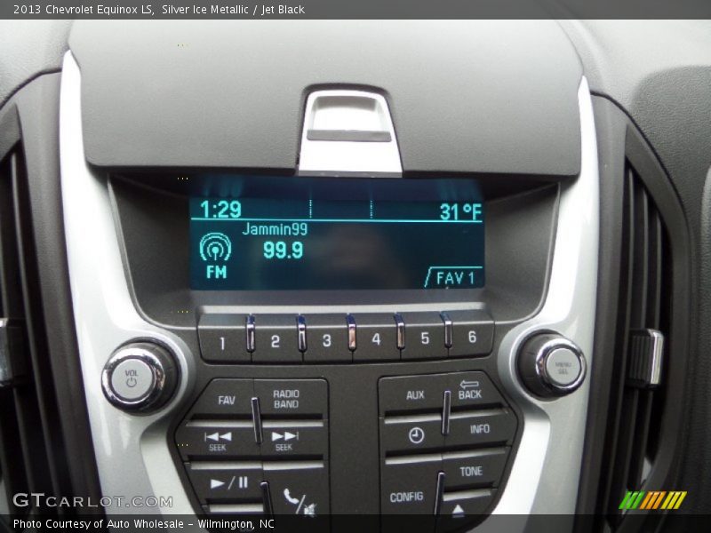 Silver Ice Metallic / Jet Black 2013 Chevrolet Equinox LS