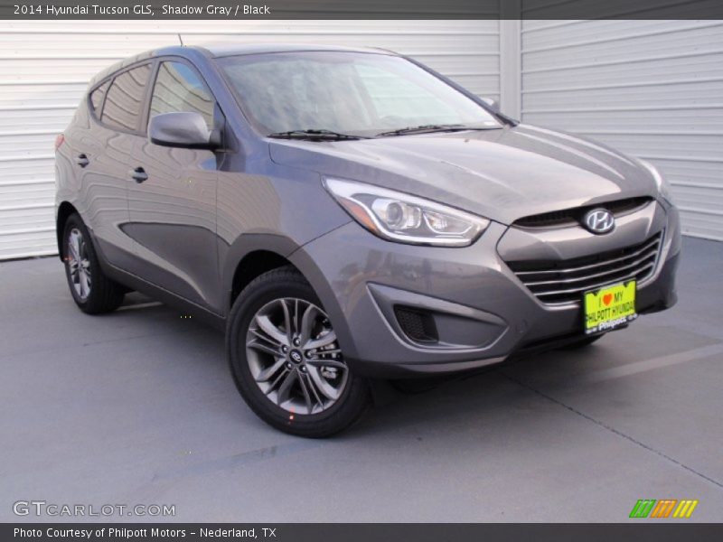 Shadow Gray / Black 2014 Hyundai Tucson GLS
