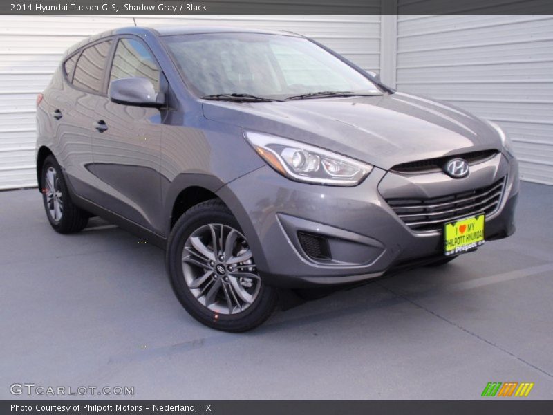 Shadow Gray / Black 2014 Hyundai Tucson GLS