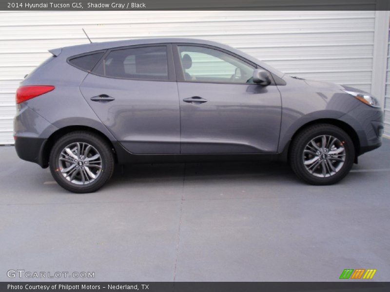 Shadow Gray / Black 2014 Hyundai Tucson GLS