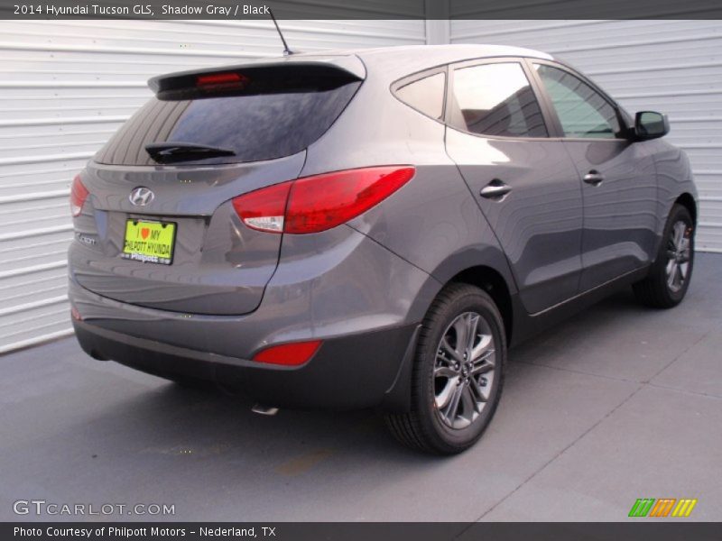 Shadow Gray / Black 2014 Hyundai Tucson GLS