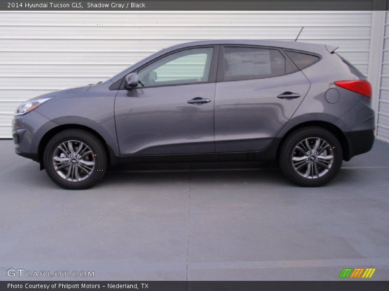 Shadow Gray / Black 2014 Hyundai Tucson GLS