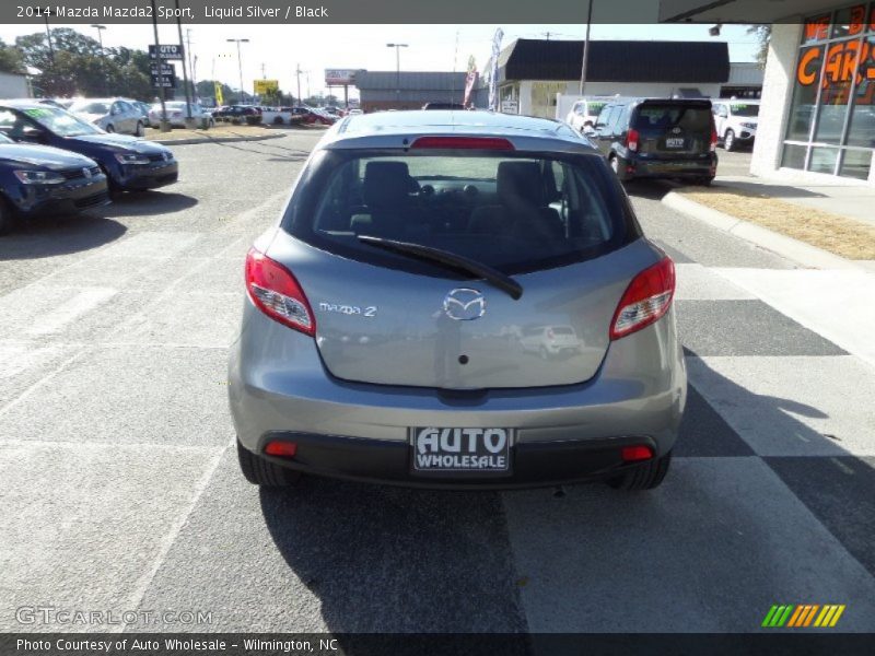 Liquid Silver / Black 2014 Mazda Mazda2 Sport
