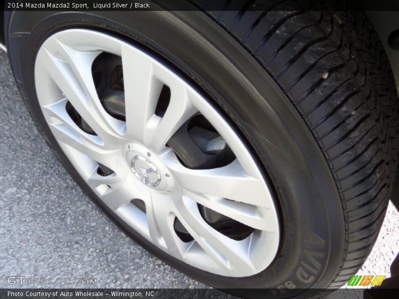Liquid Silver / Black 2014 Mazda Mazda2 Sport